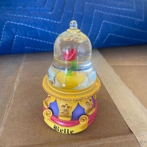 1990’s Disney Glass Rose Snowglobe from Beauty & the Beast
